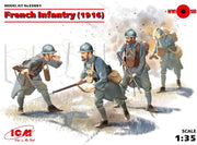 1:35 ICM 35691 French Infantry (1916) (4 figures) Plastic kit