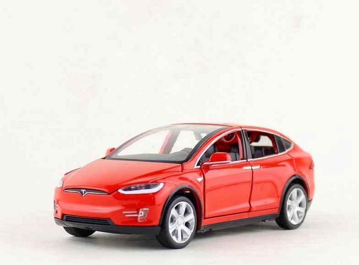 Tesla Model X 1:32 90D Red Allernieuwste