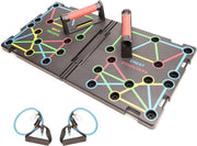 Nixnix- Professioneel 30 in 1 Push Up Bord - Met Weerstandsbandenset - Uitklapbare opdruk bord - Workout Fitness - Spier bord - Thuis krachttraining - Push Up Bars
