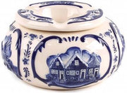 Delfts Blauw Embossed 2-delige Asbak Holland - Souvenir
