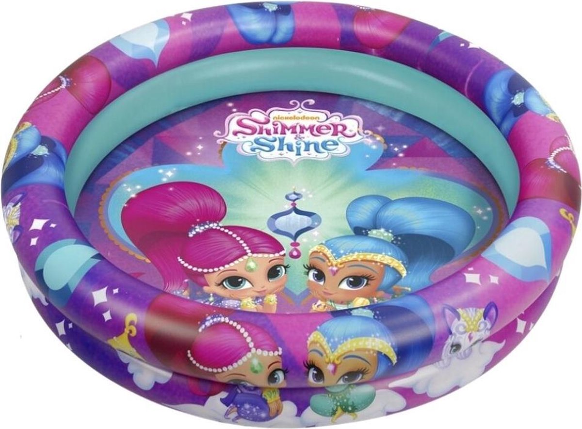 Orange85 Zwembad - Rond - Shimmer & Shine - 100 cm - Opblaasbaar - Buitenbad - Zomer