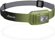 BioLite HeadLamp 200 Lumen Moss Green Oplaadbare LED Hoofdlamp