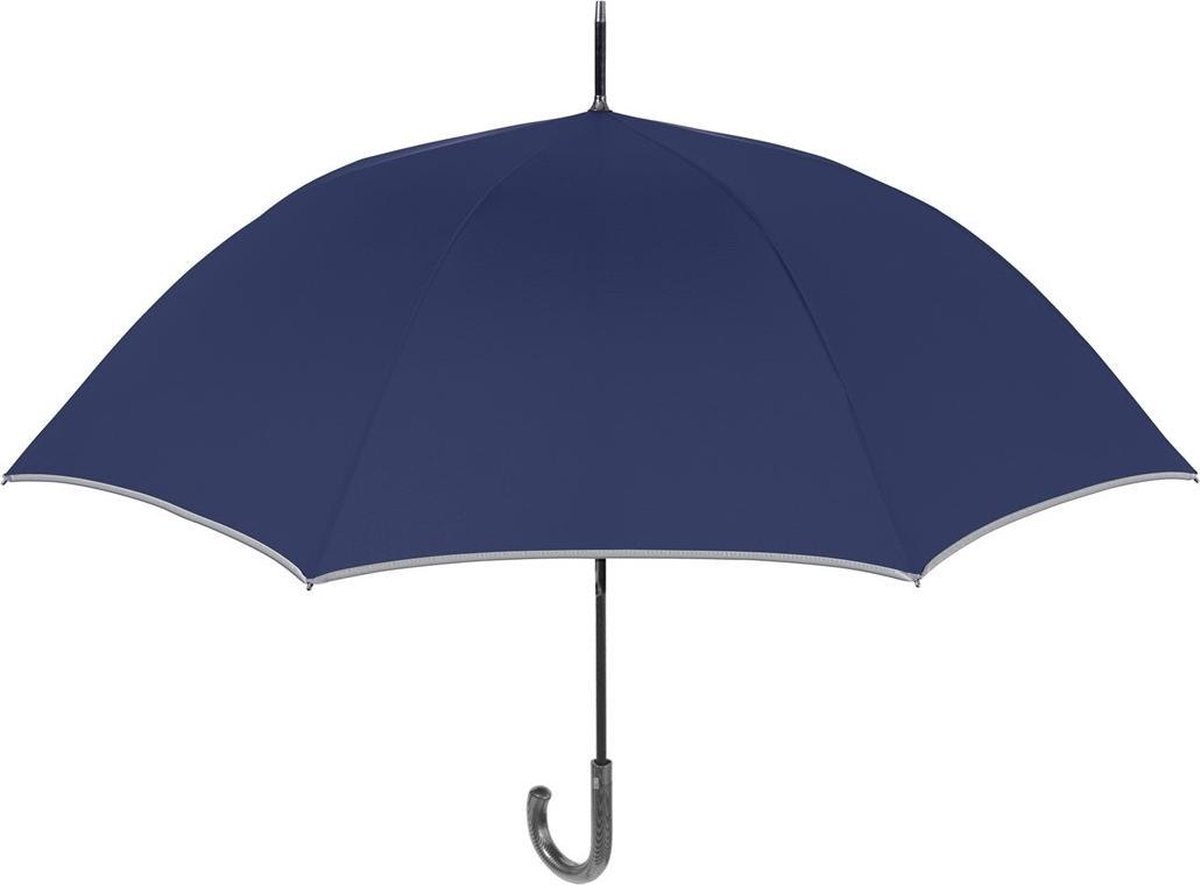 Perletti Golfparaplu Haak Reflecterend Automatisch 120 Cm Blauw