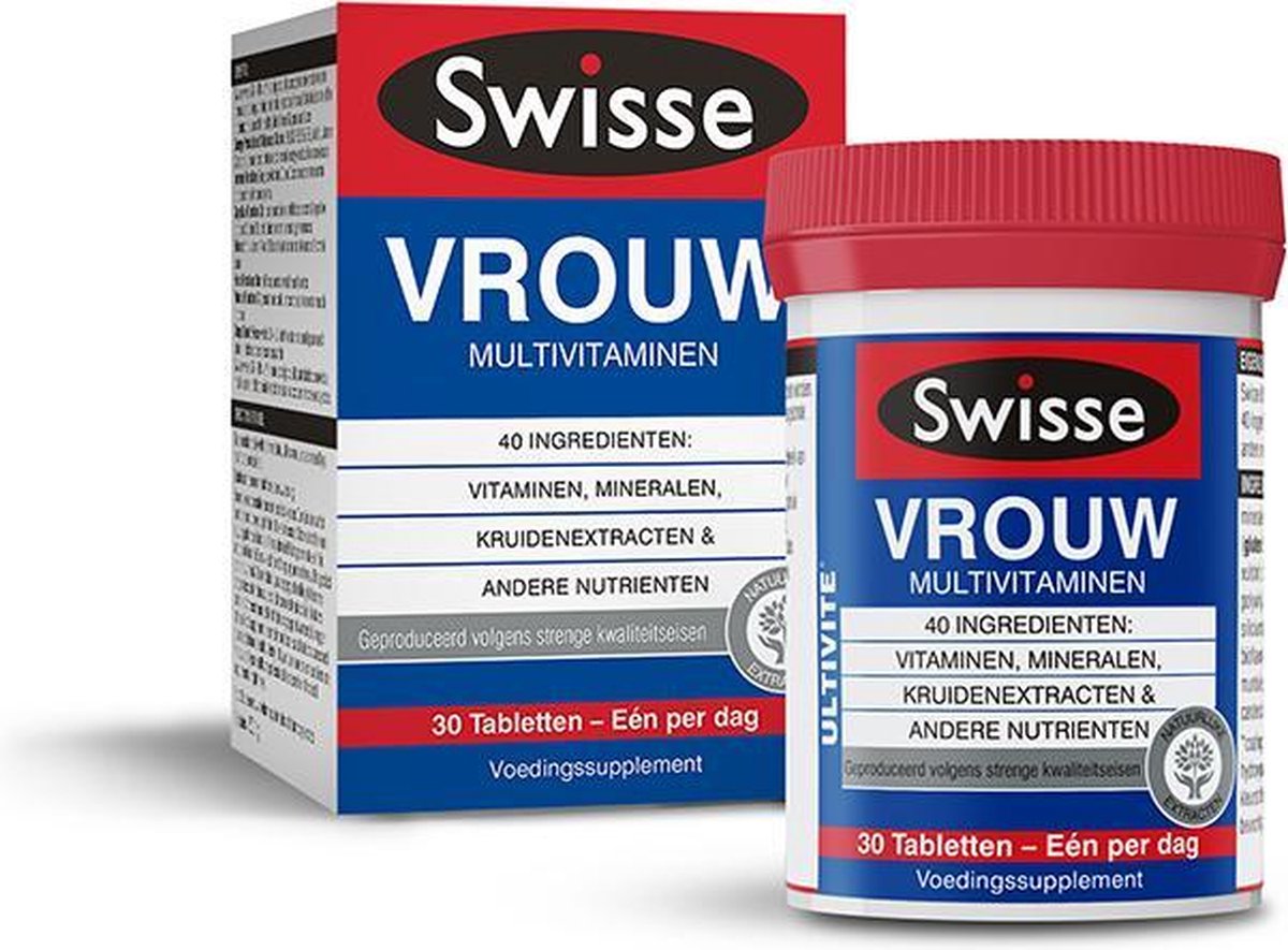 Swisse Ultivite Vrouw Multivitaminen 30 TAB