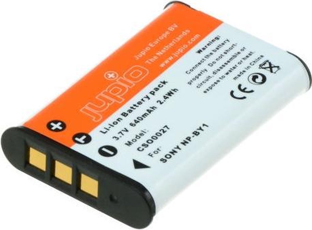 Jupio NP-BY1 640 mAh - Accu voor digitale camera