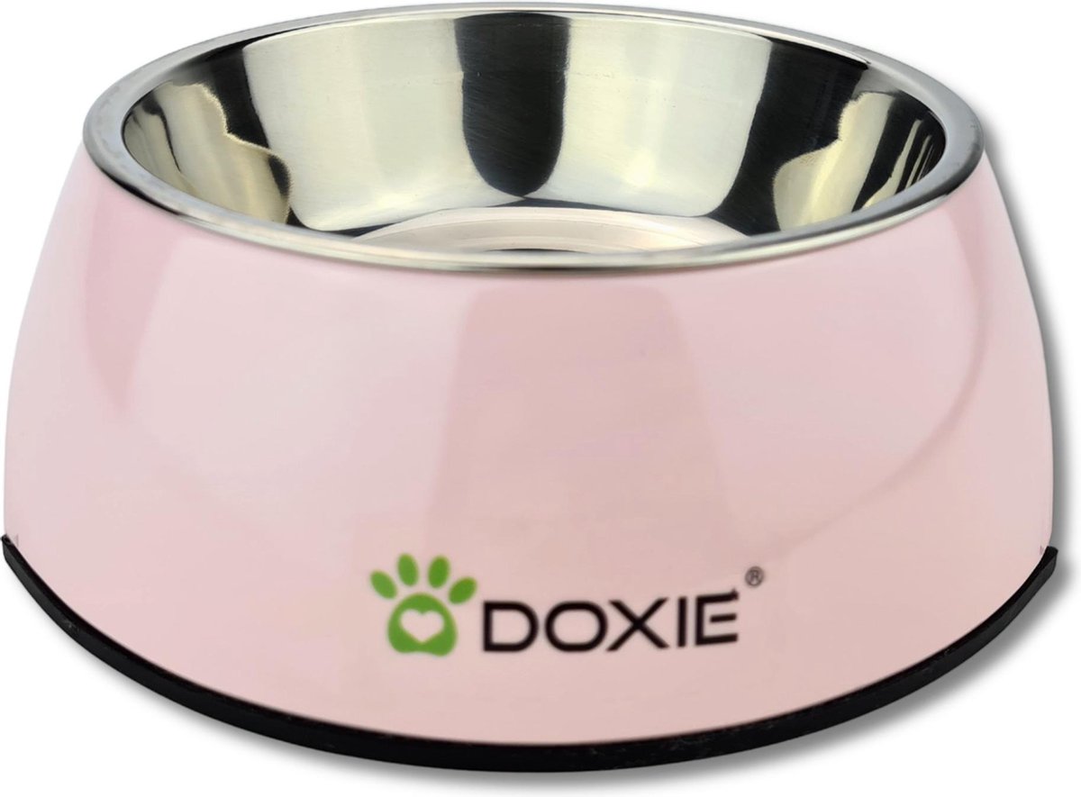 Doxie® - Voerbak - Drinkbak - Kattenvoerbak - Hondenvoerbak - Roze