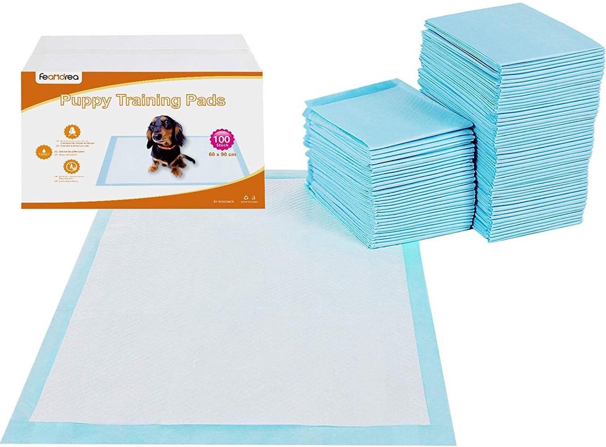 Nancy's Trainingskussens voor Puppy's - 100 Stuks - Trainingskussen - Training Pads - Puppy Toilet - Hygiënepad - Plasmat - Blauw