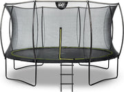 EXIT Silhouette trampoline ø366cm met ladder - zwart