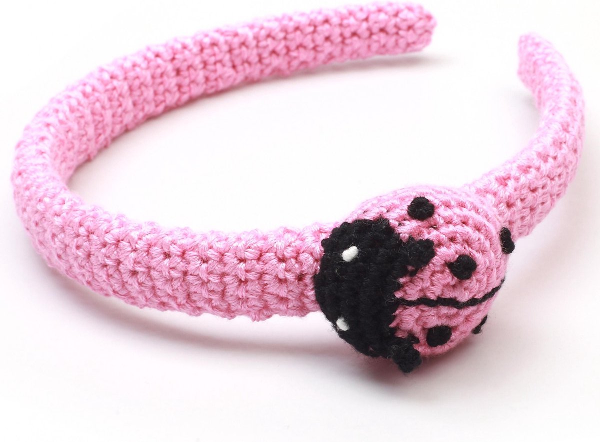 Naturezoo Haarband Lieveheersbeestje Roze