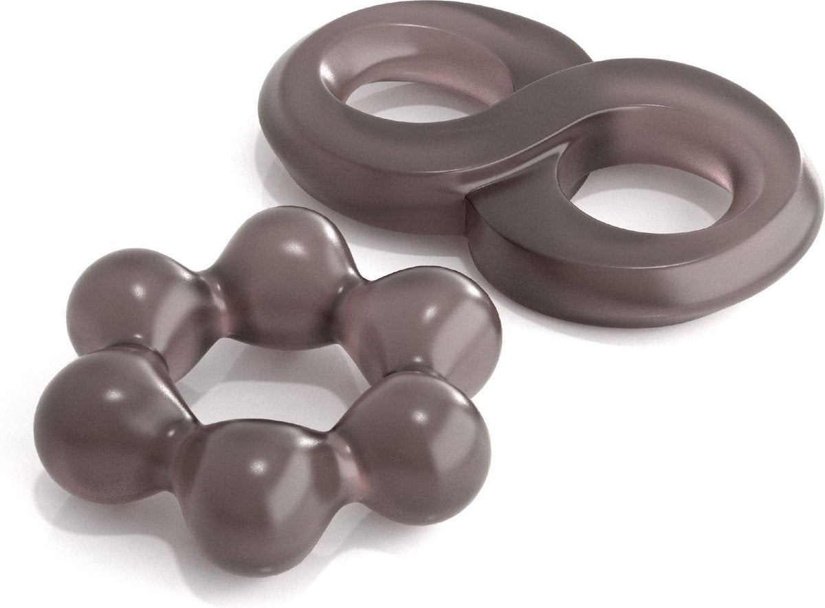 Classix Performance Cock Ring Set Smoke