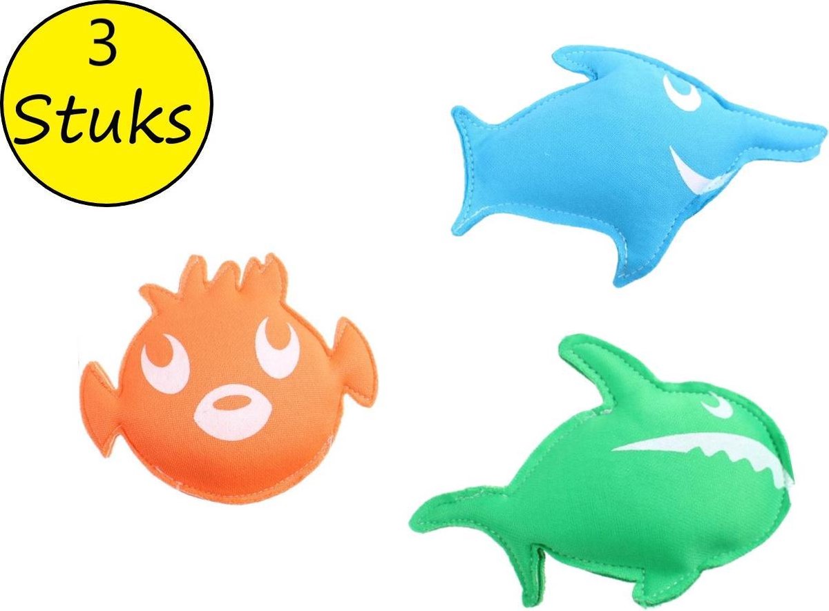 Banzaa Duikspeelgoed Zeedieren Opduiken waterpret Set 3 stuks