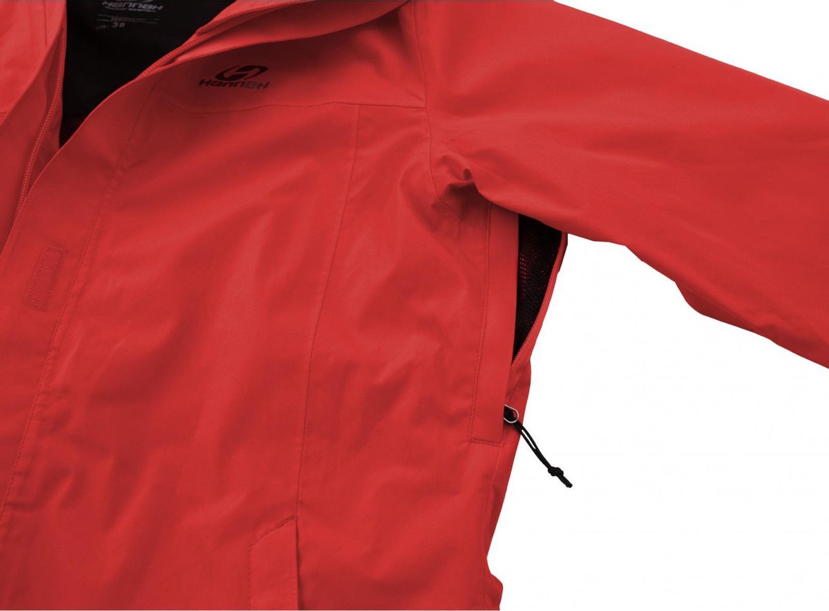 Hannah Outdoor Jas Mindy Dames Polyester Rood Maat 46