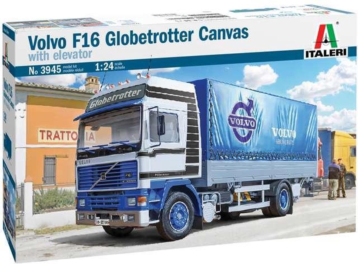 Italeri 3945 Volvo F16 Plane m. Hebebühne Vrachtwagen (bouwpakket) 1:24