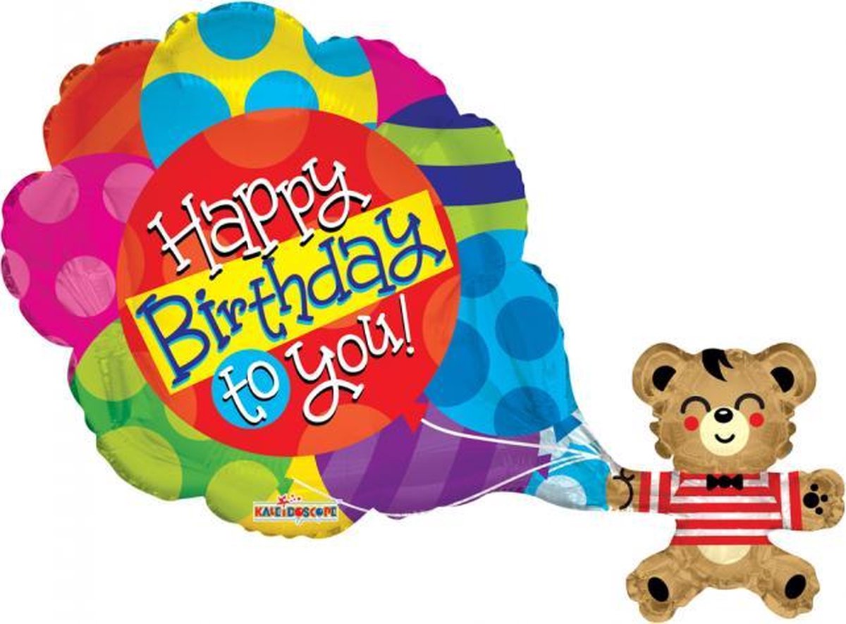 Folie ballon xl Happy Birthday to you 91