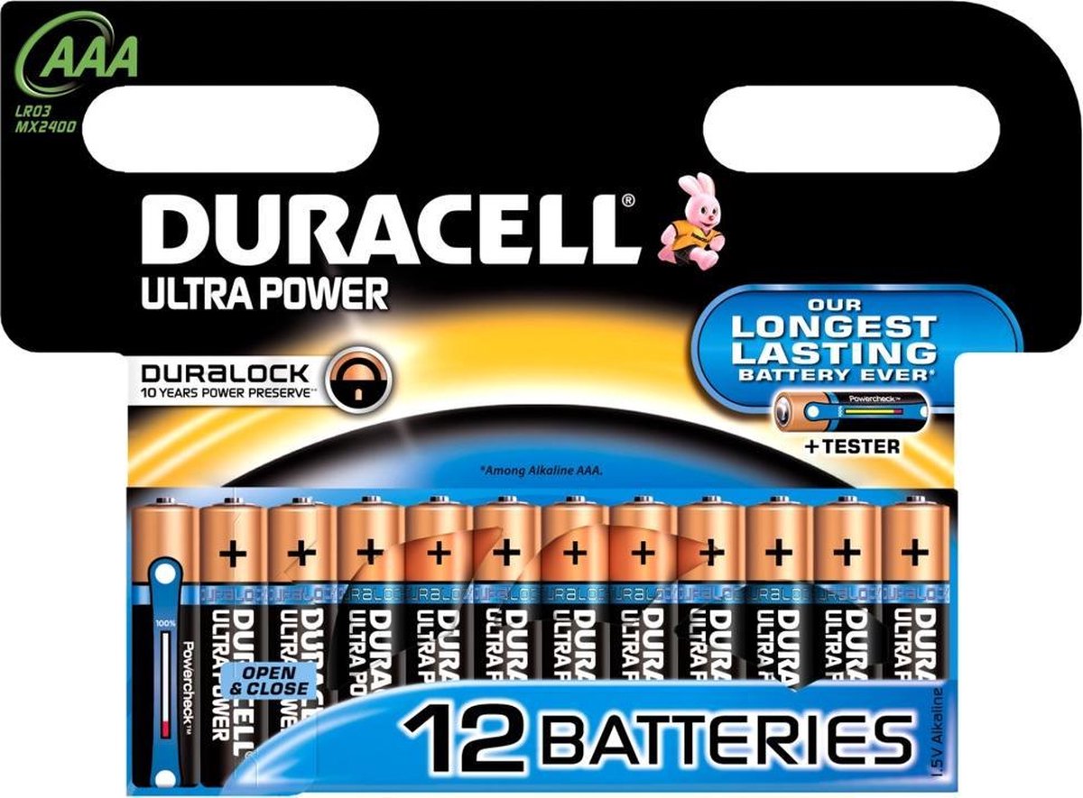 Duracell Ultra alkaline AAA-batterijen