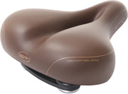 Contec City/Tour Heren Fietszadel Anatomic 2 Bruin 100% Waterdicht - Gepatenteerde Opbouw Voor Het Beste Comfort