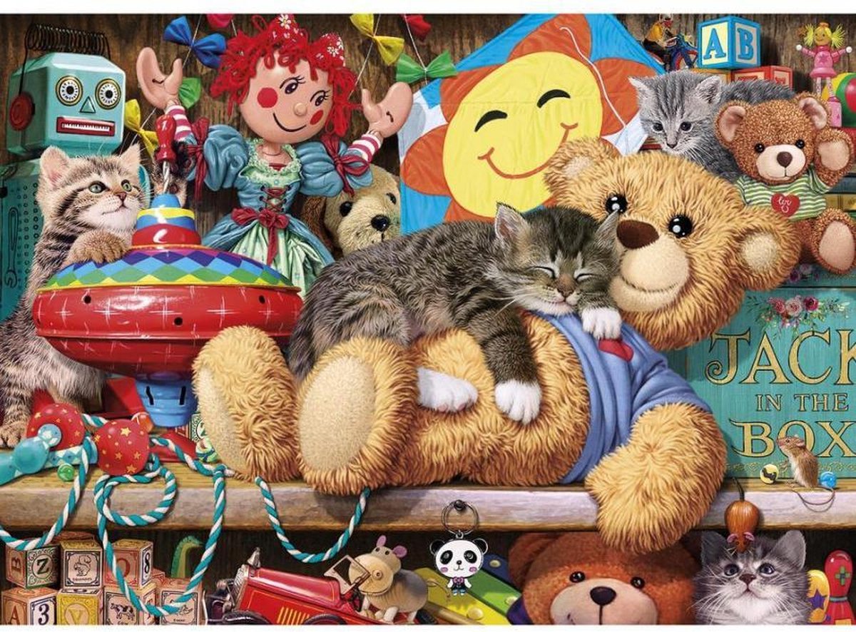 Puzzel 1000 stukjes - Snoozing on the Ted