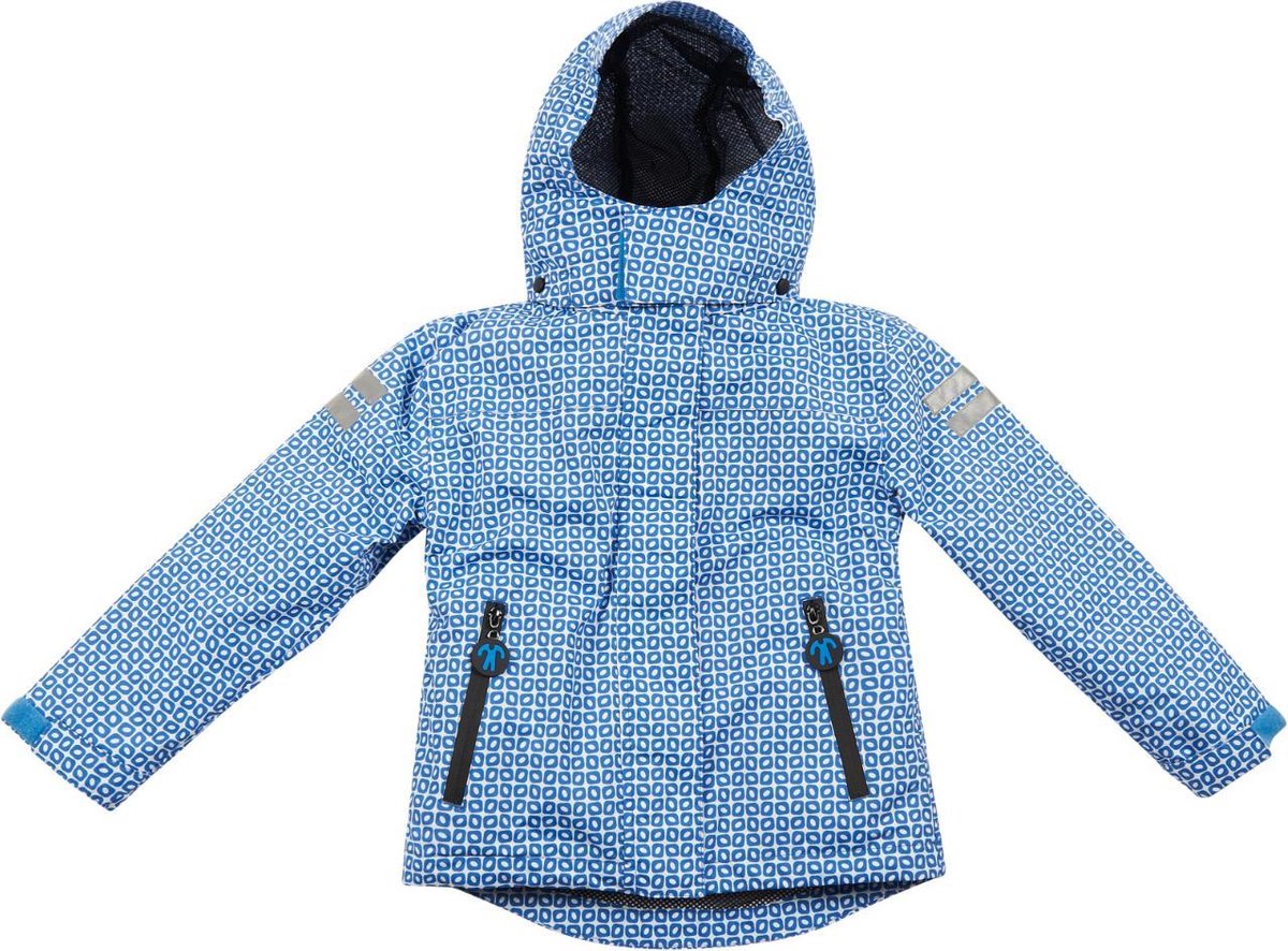 Ducksday - jas met uitritsbare fleece - unisex - Funky blue - 98/104