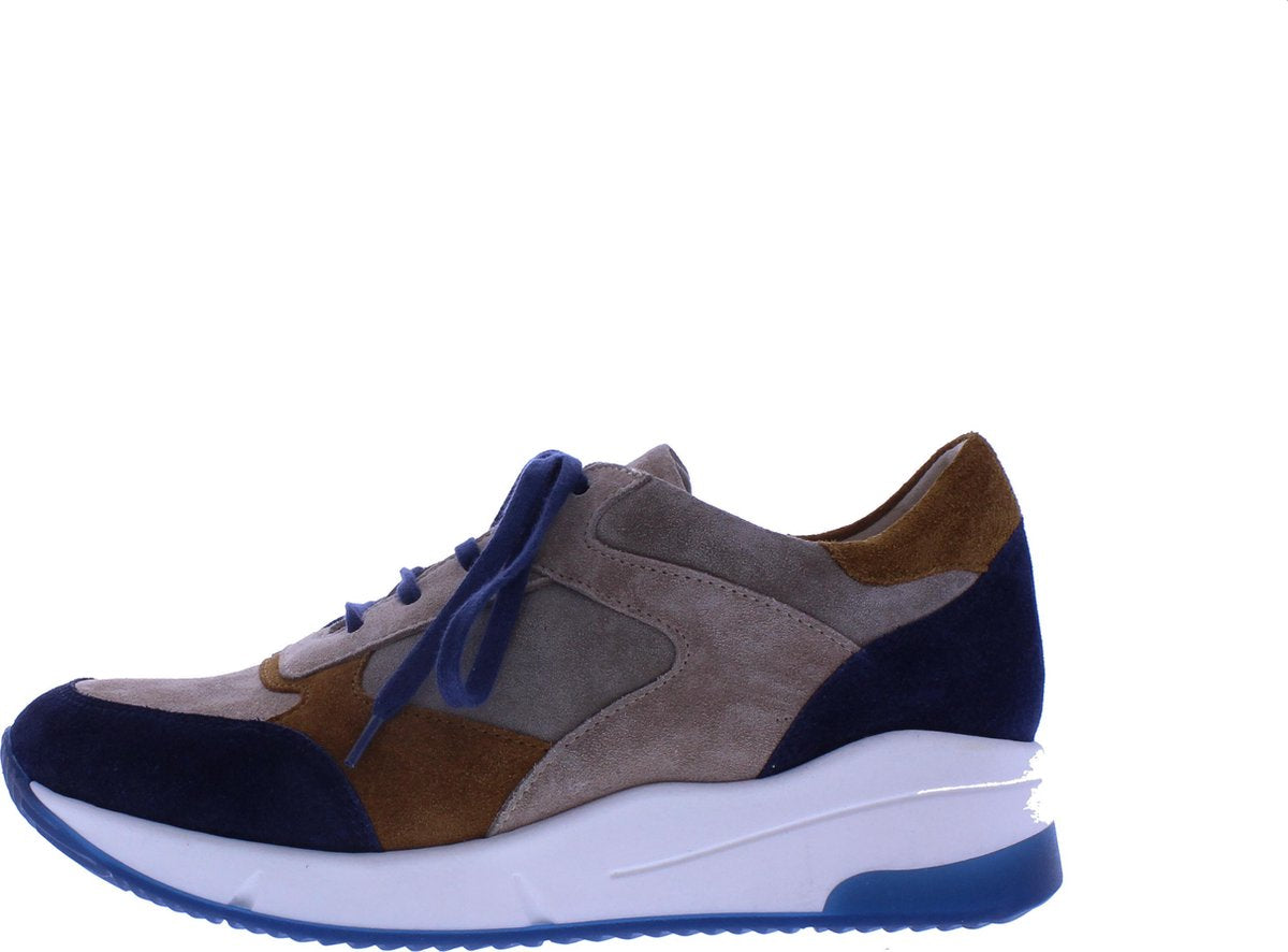 Verhulst-Joyce sneaker wijdte K-Blauw combi-3154-3150-maat 38