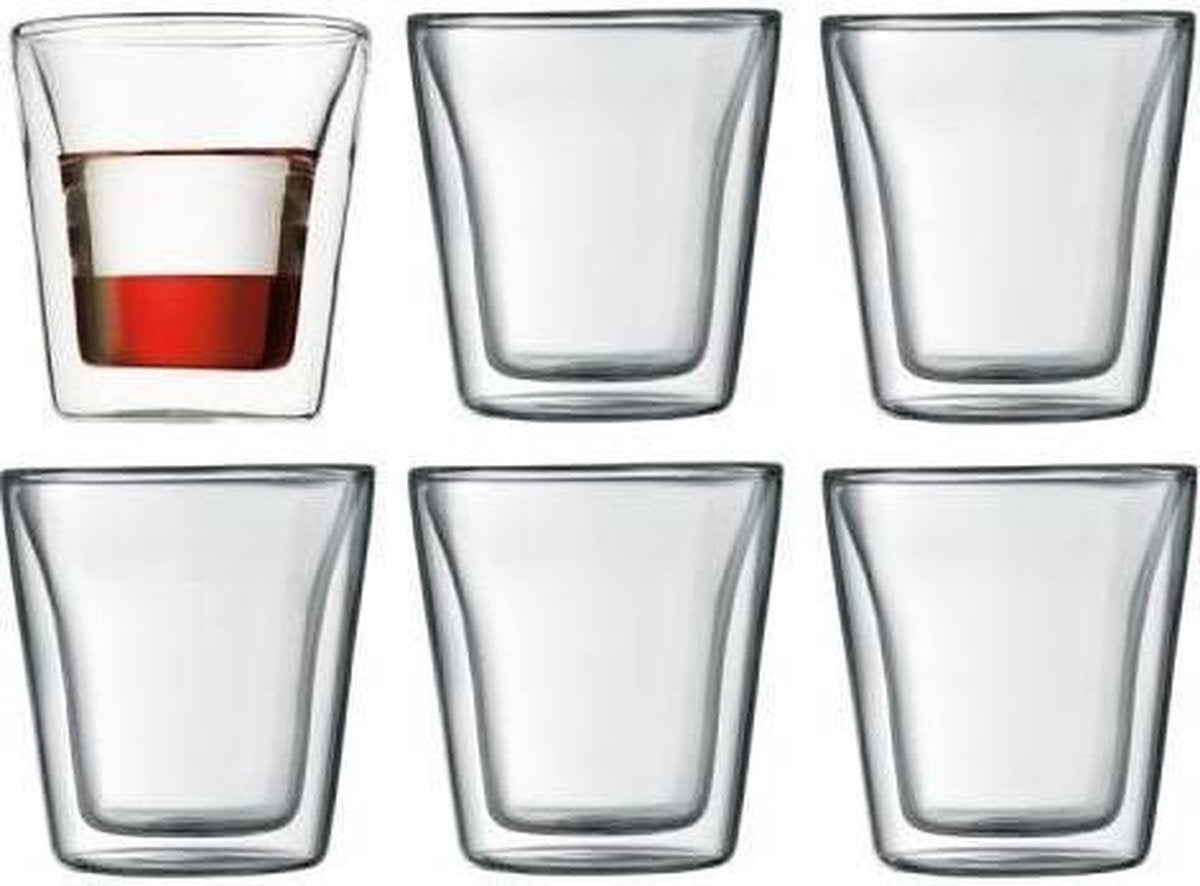 BODUM CANTEEN Set à 6 glazen
