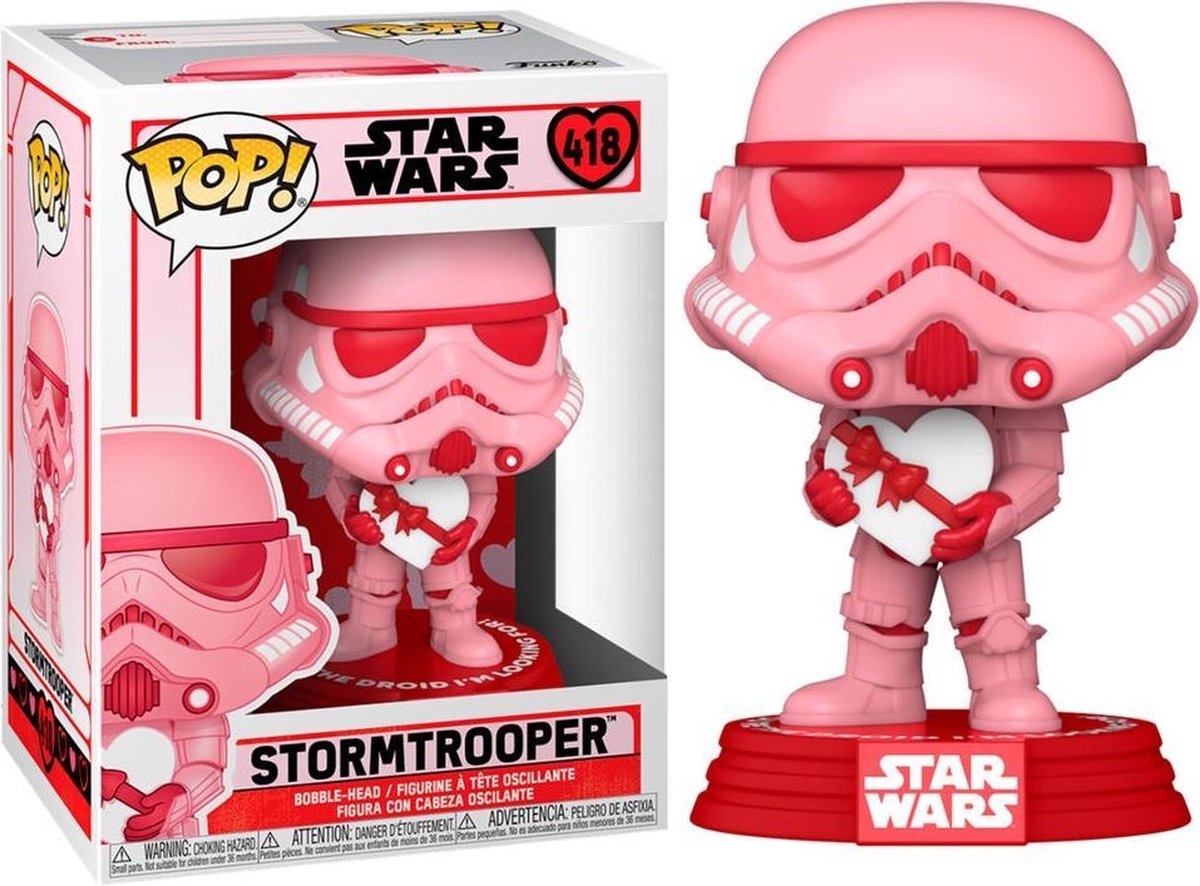 FUNKO Pop! Star Wars: Valentines - Stormtrooper with Heart
