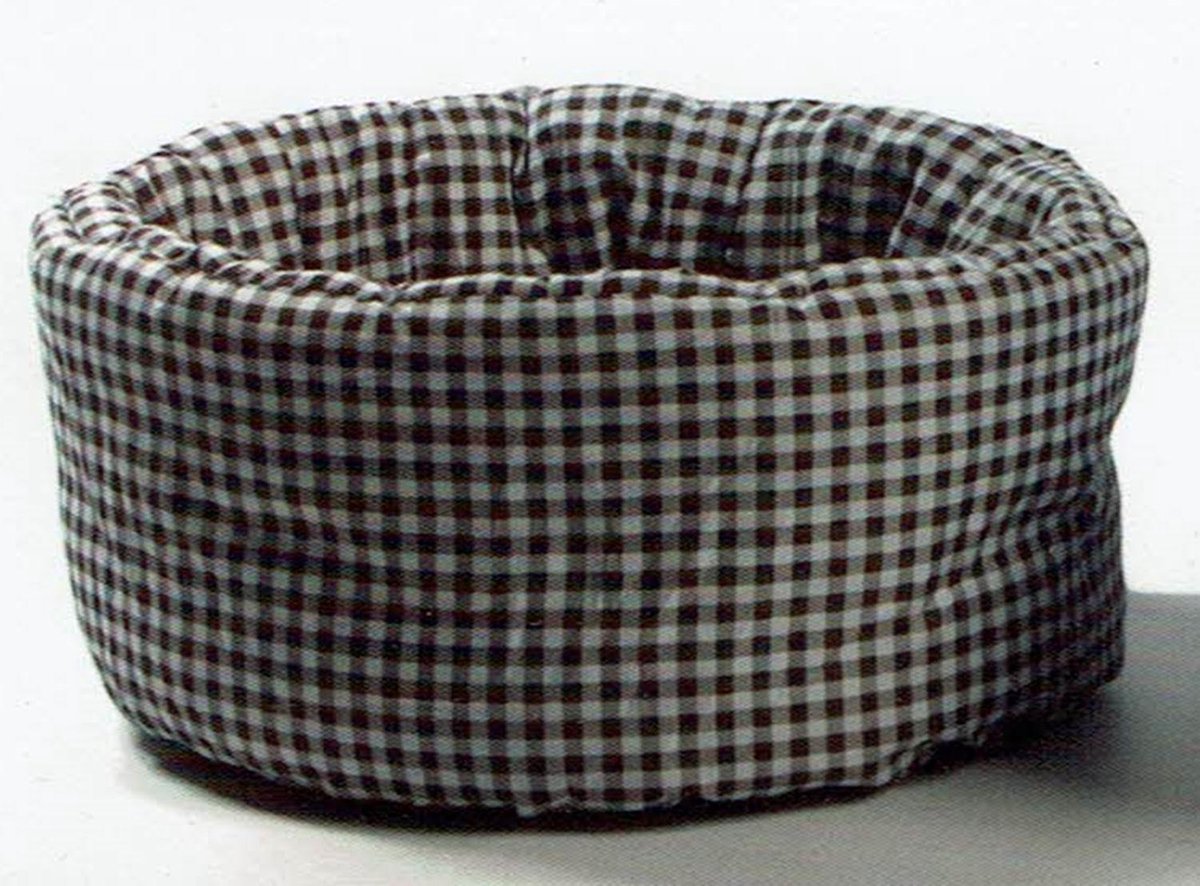 Dierenmand - Block Basket -  zwart - Doornee 35 cm