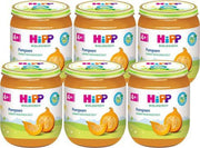 HiPP BIO maaltijd vanaf 4 maanden - Pompoen - 6 stuks 125gr