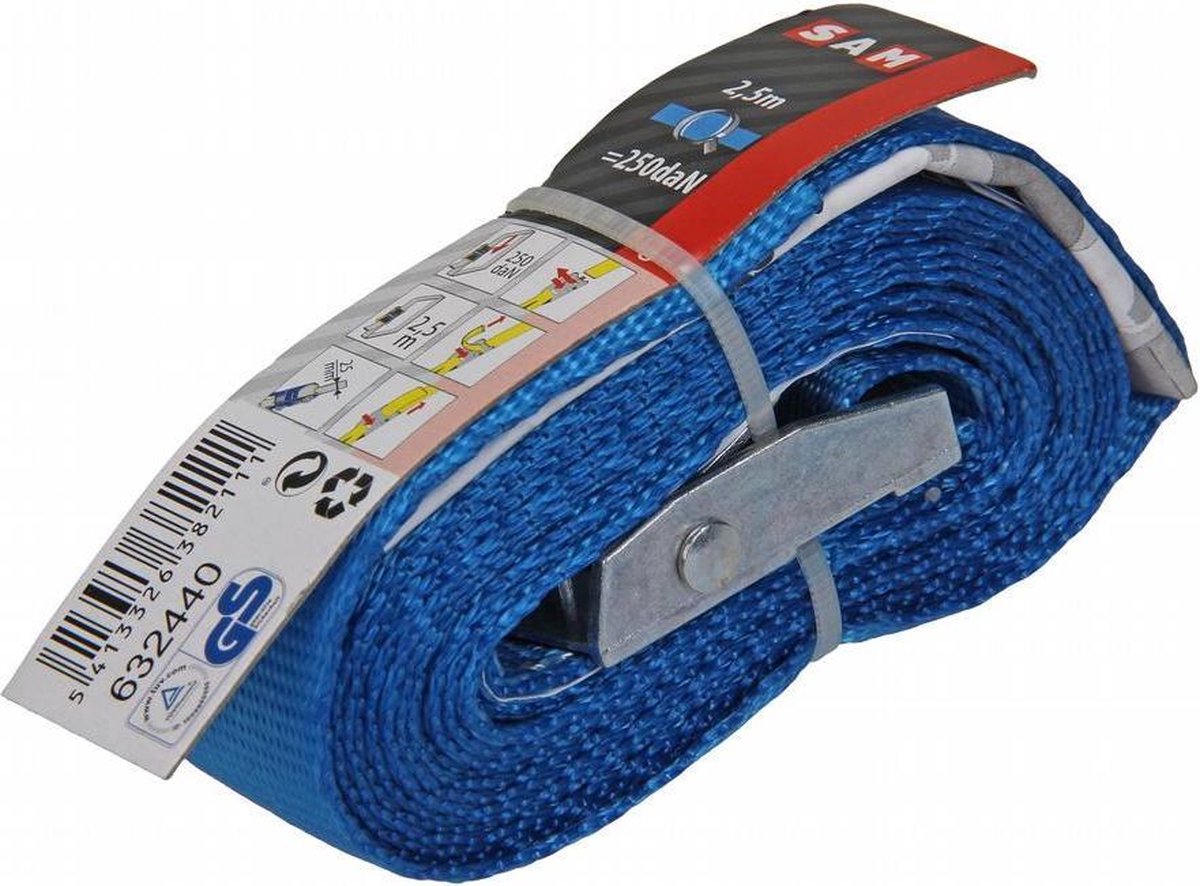 SAM Spanband Met Gesp 5 m x 25 mm (max. 250kg)