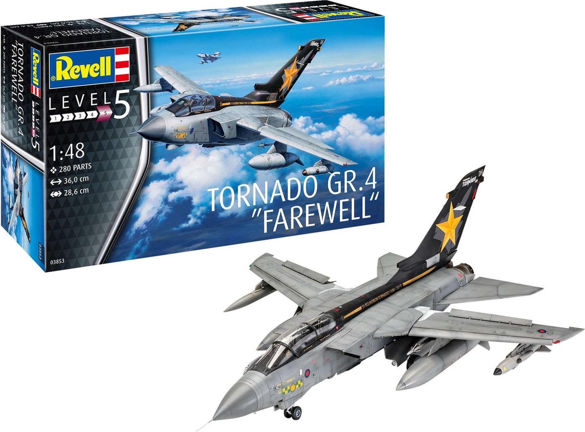 1:48 Revell 03853 Tornado GR.4 "Farewell" Plastic kit