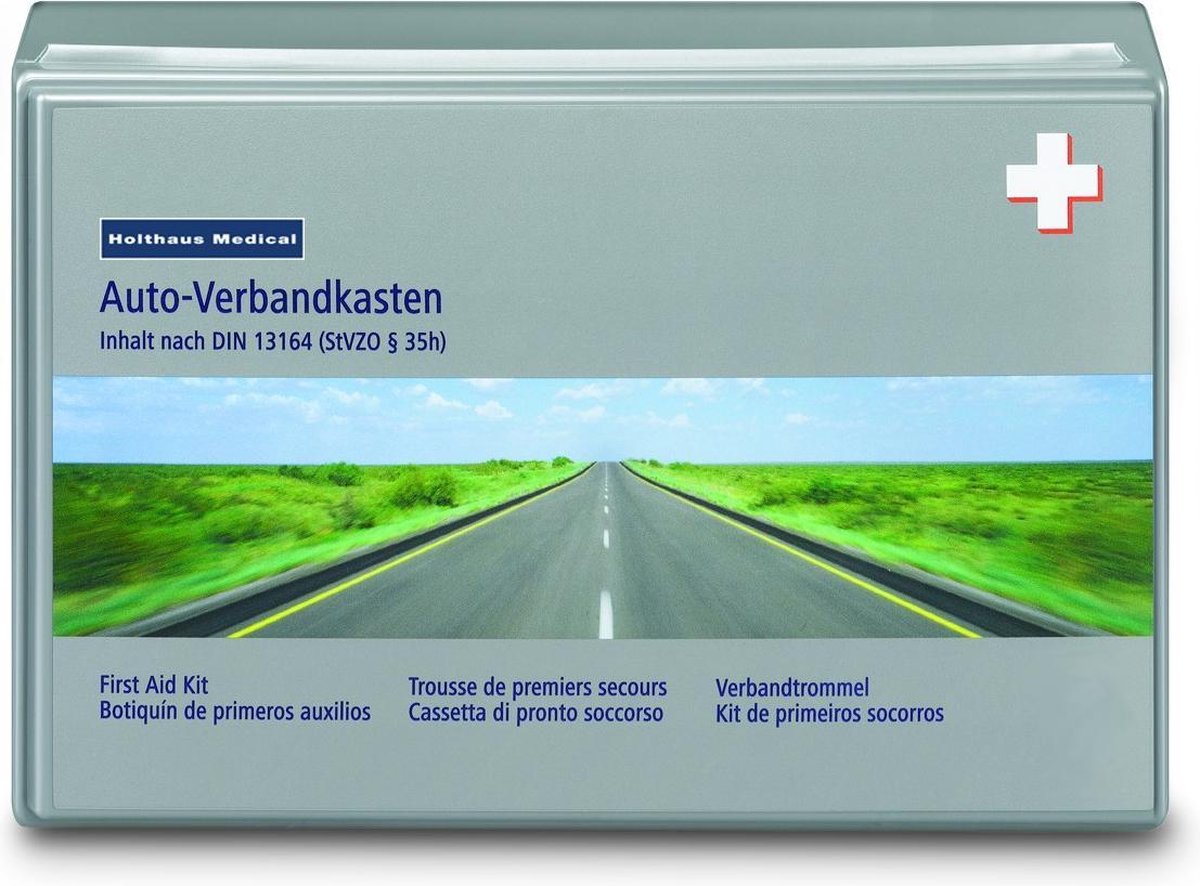 Holthaus autoverbandtrommel grijs - volgens DIN 13164