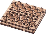Mr. Playwood 3D puzzel modelbouw pakket Spel Dammen 72x72x18mm