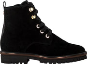 Hassia Meran Veterboots - Laarzen Met Veters - Dames - Zwart - Maat 37