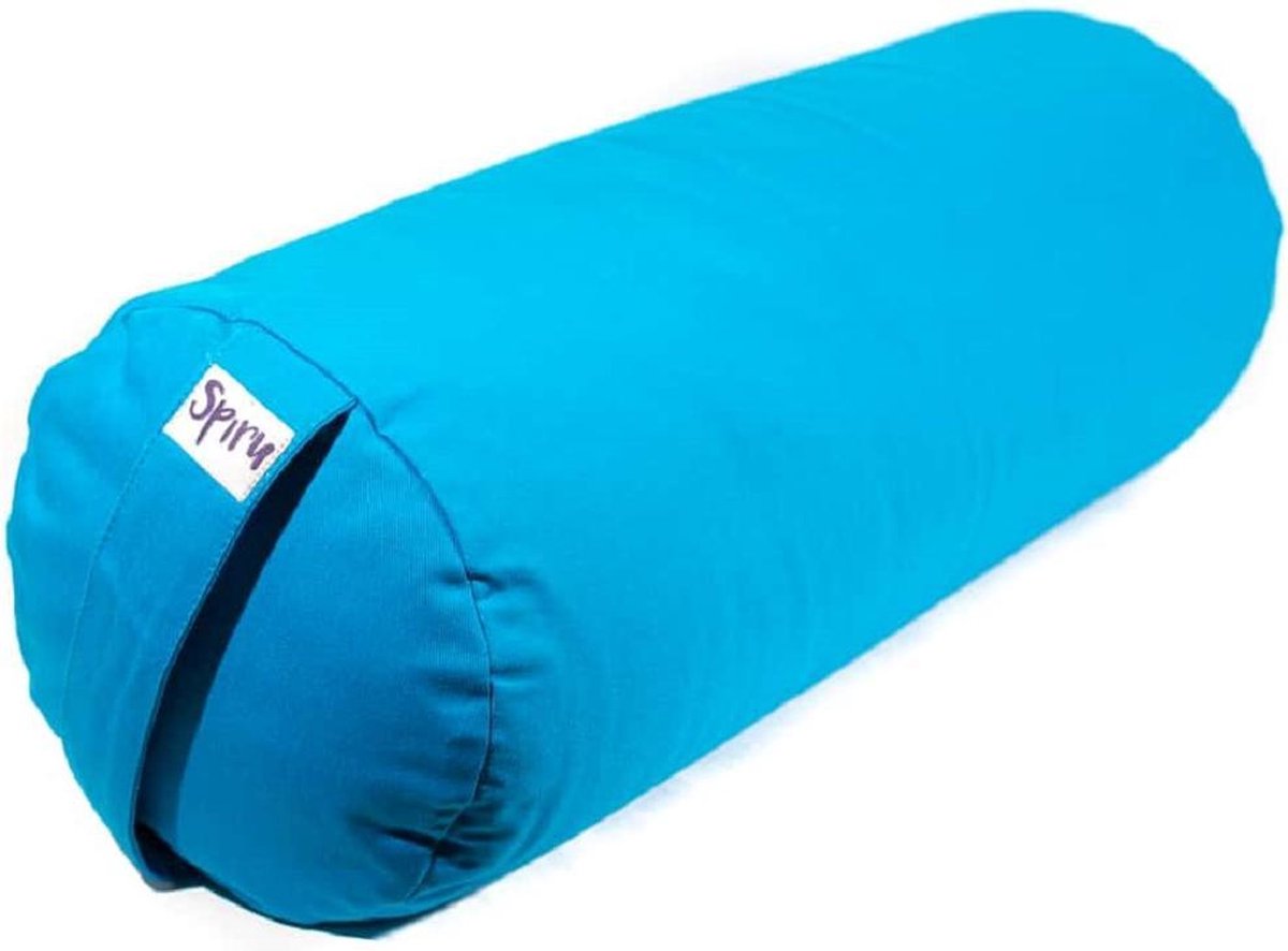 Bolster Rond Katoen – Groot – Turquoise