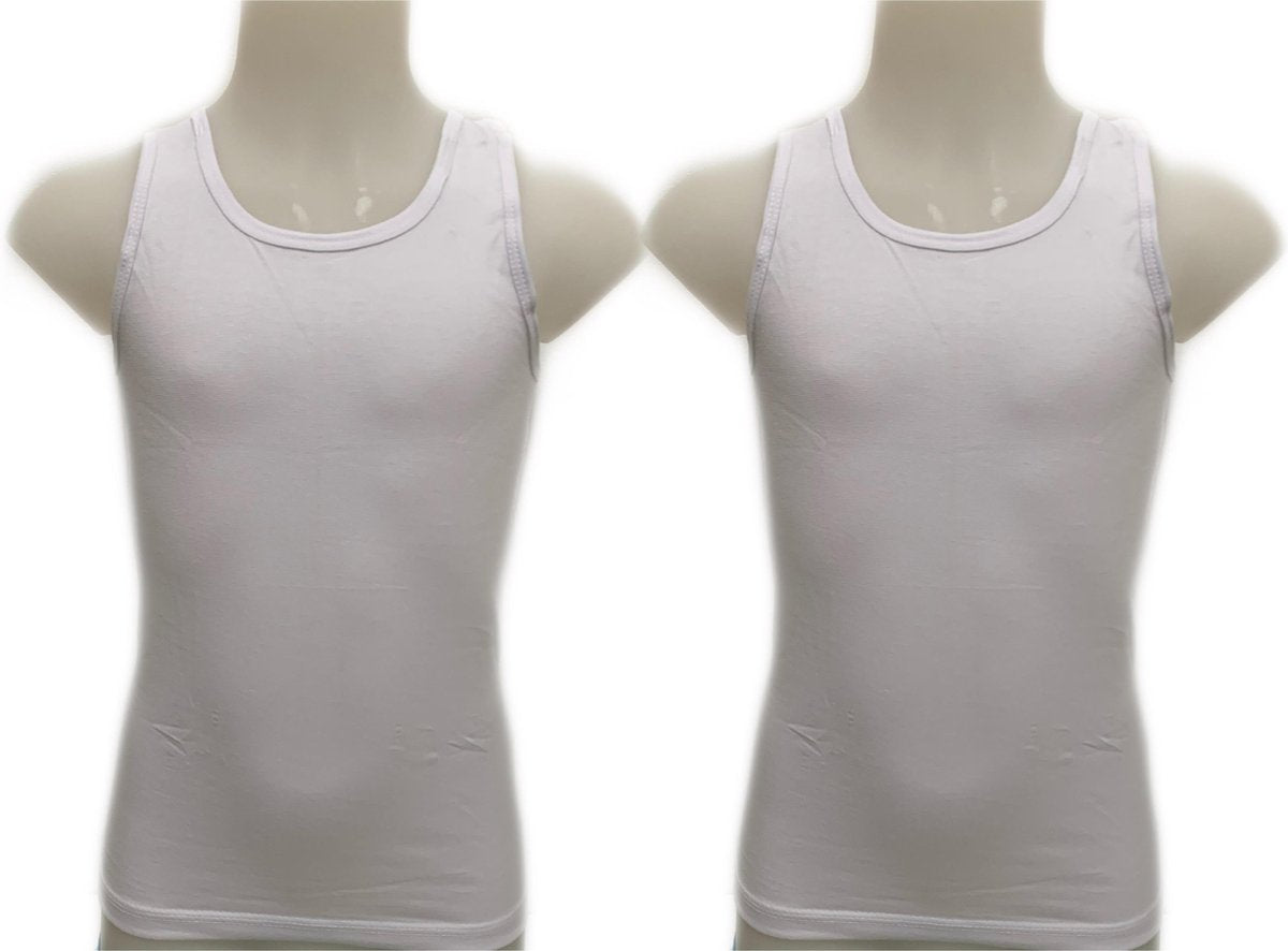 Embrator 2-stuks jongens Hemd wit maat 164