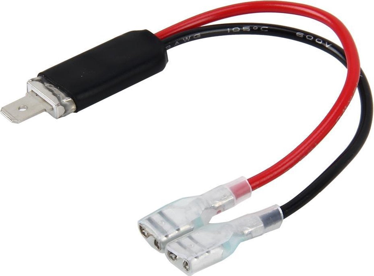 2 PC's Universele H1 conversie gloeilamerdraad stekkers - Power Wire Adapterconnectoren