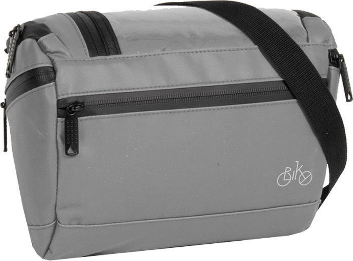 Bike - Carbon - Planner - Stuurtas - Fietstas - Waterafstotend PU materiaal - Grijs