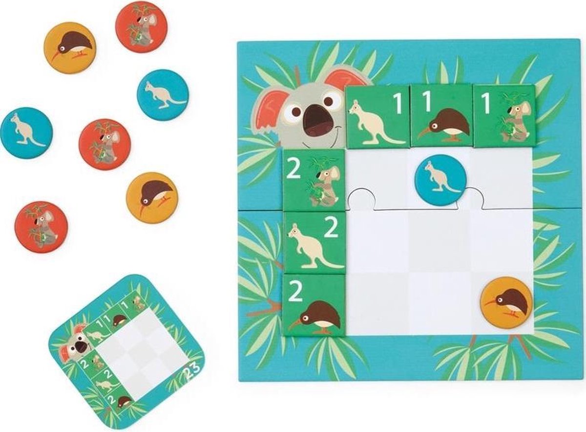 Scratch Legpuzzel Koala Challenge Junior Karton Groen 30-delig