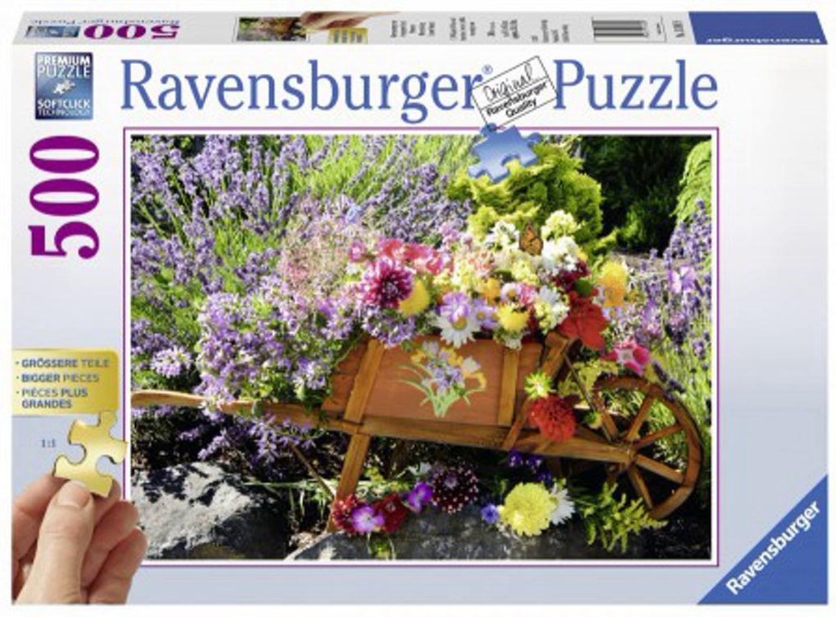 XL-legpuzzel Bloemschikking met 500 extra grote puzzelstukken