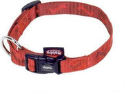 Nobby Bone Met Ring Halsband - Rood -  13-20 x 1 cm