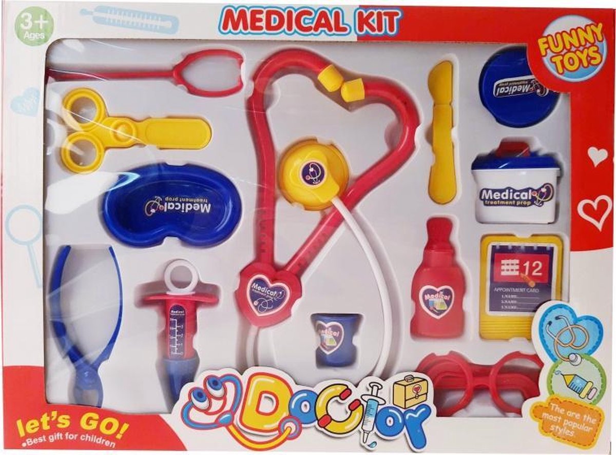 doktorset Let's Go! Medical Kit junior 13-delig