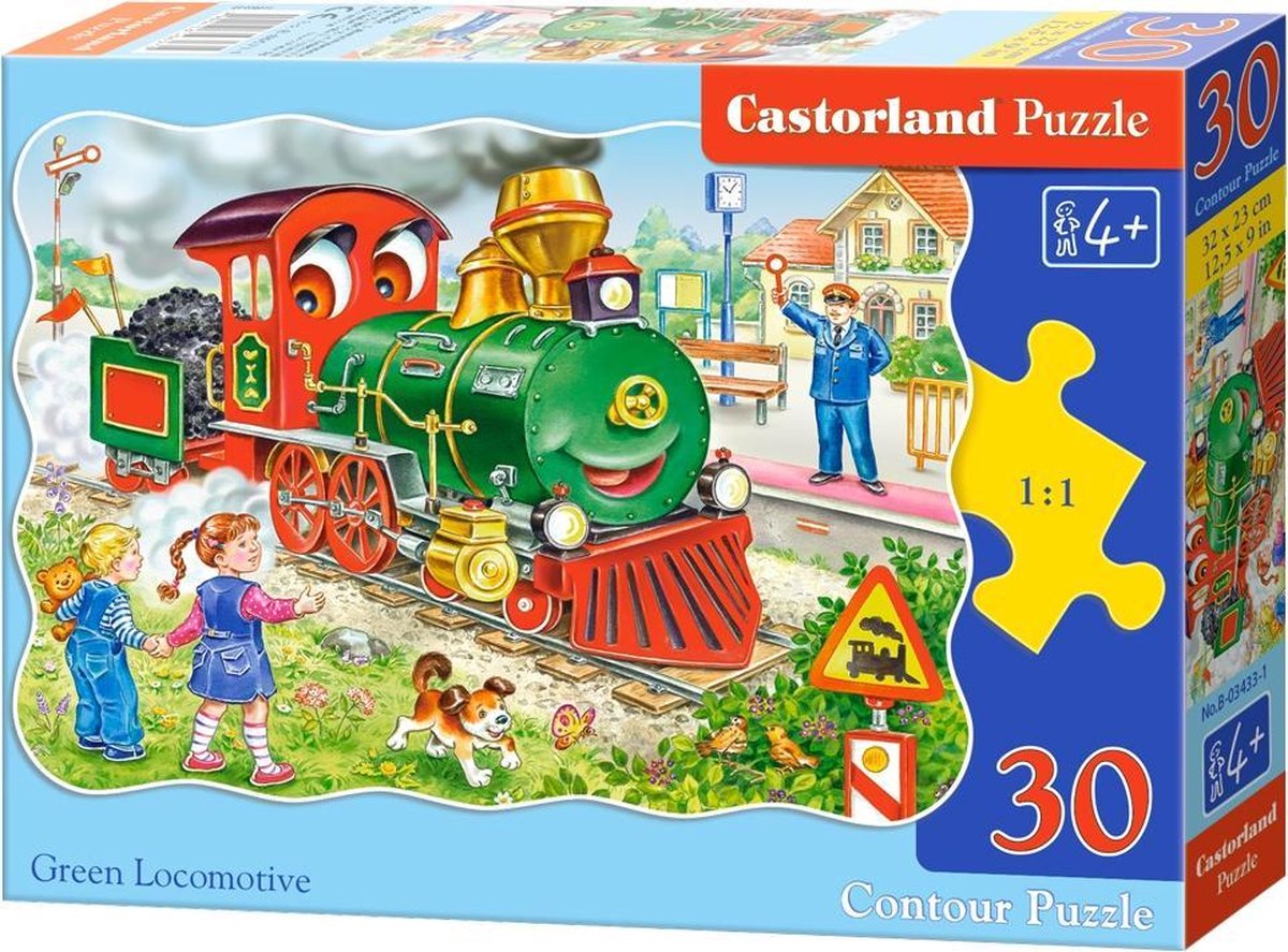 Green Locomotive - 30 stukjes
