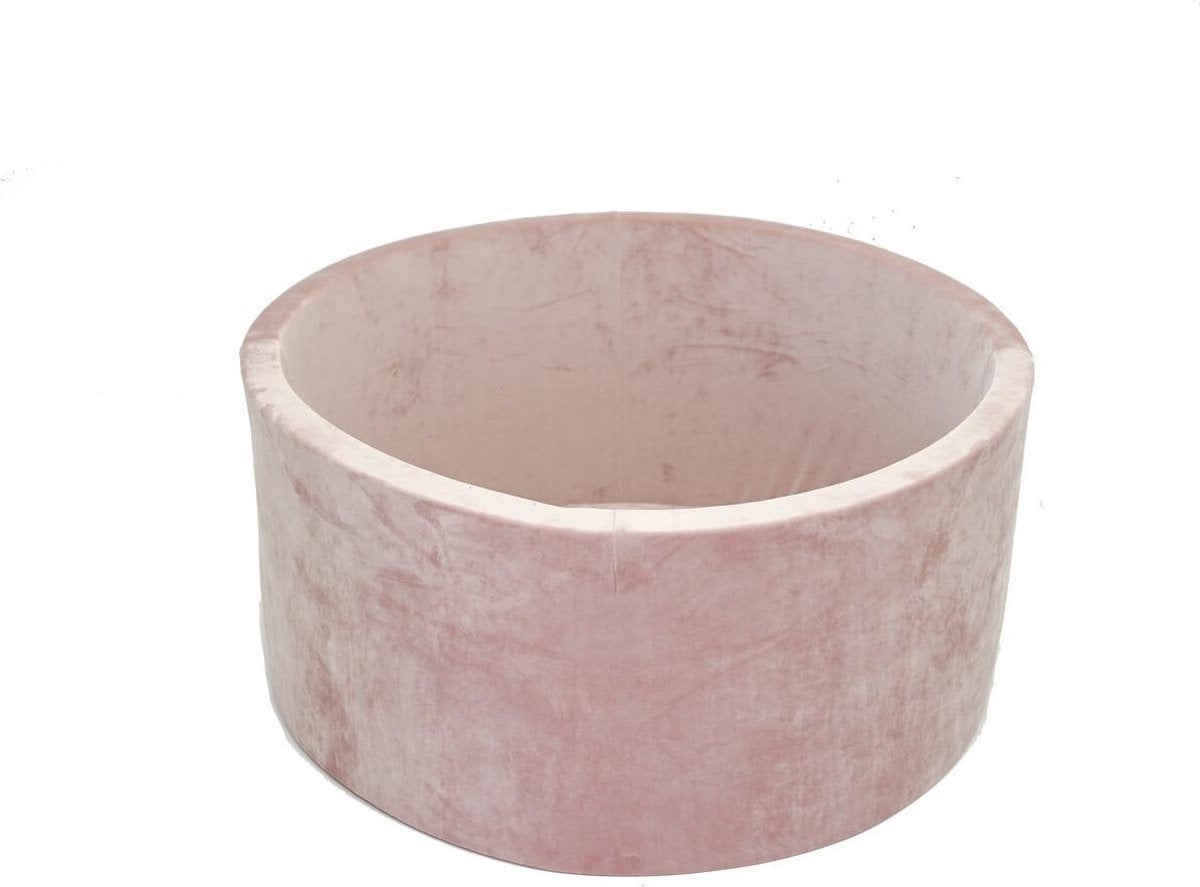 Ballenbak Roze Velvet 90x40 excl. Ballen