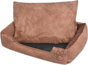 VidaXL Hondenbed Kussen PU-kunstleer - XL - Beige