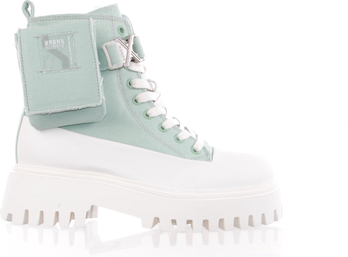 BRONX - dames veterboot - namaste - groen - 41