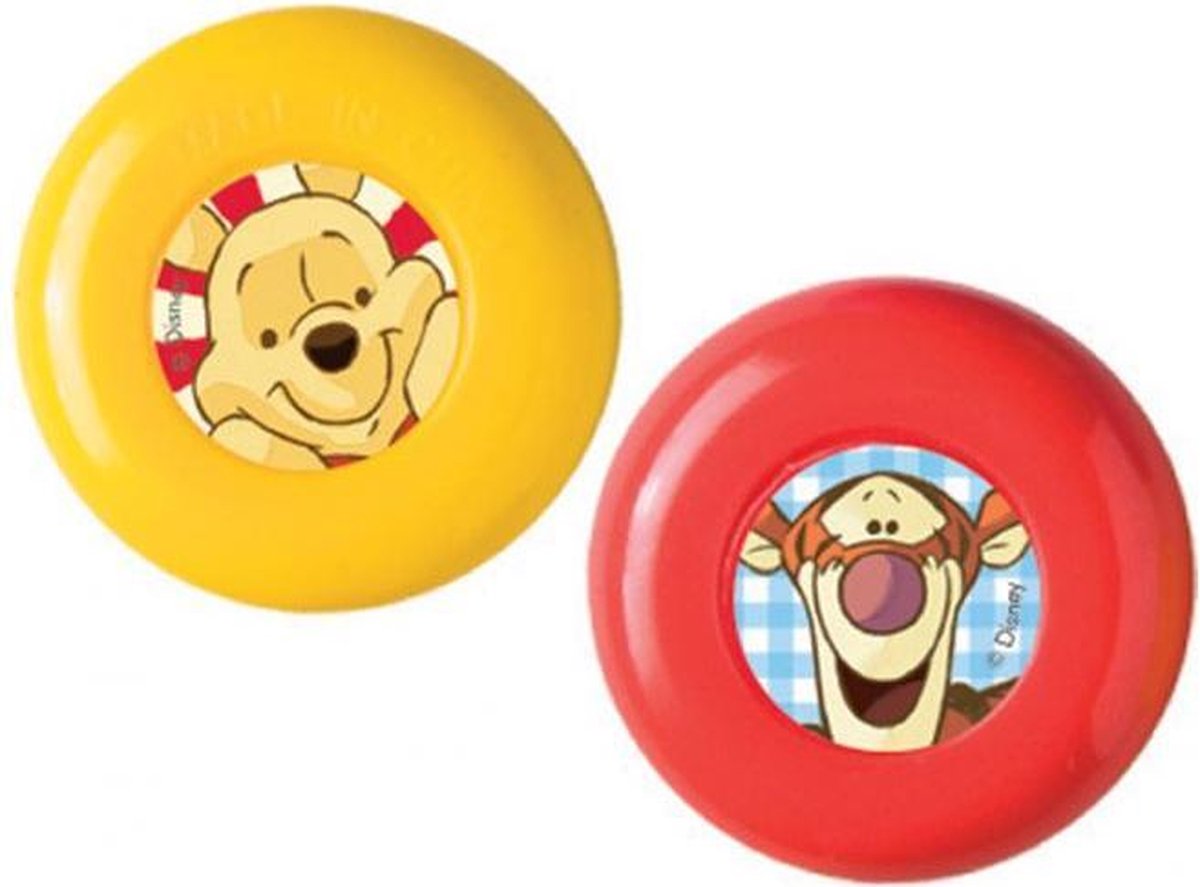 Procos Jojo Winnie The Pooh 6 Cm Geel/rood 6 Stuks