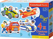 Castorland Exciting Jobs 3/4/6/9 stukjes