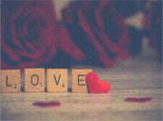 Hout letter Love puzzel 500 stuks