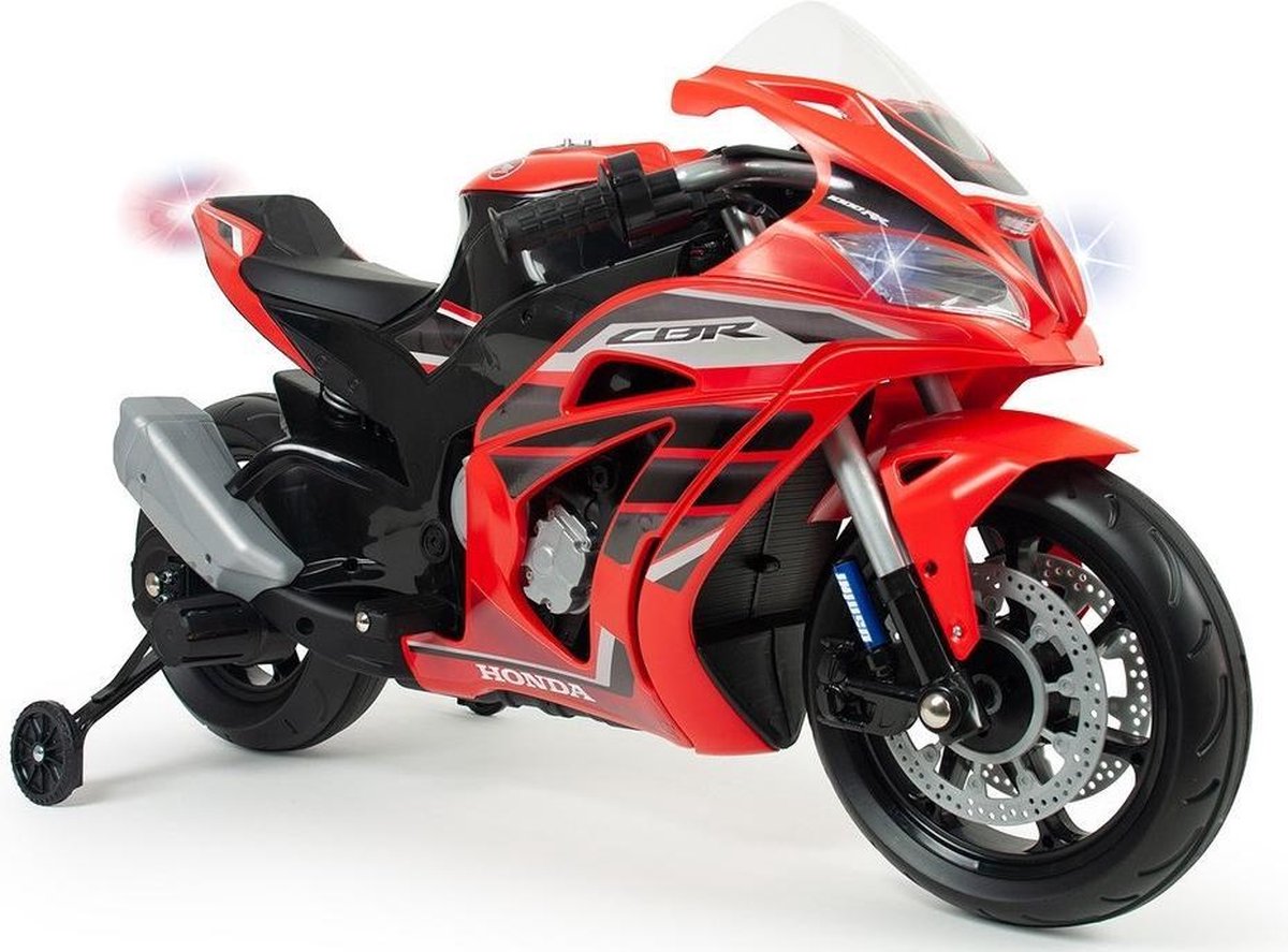 Injusa Accuvoertuig Honda Racemotor 12v Rood