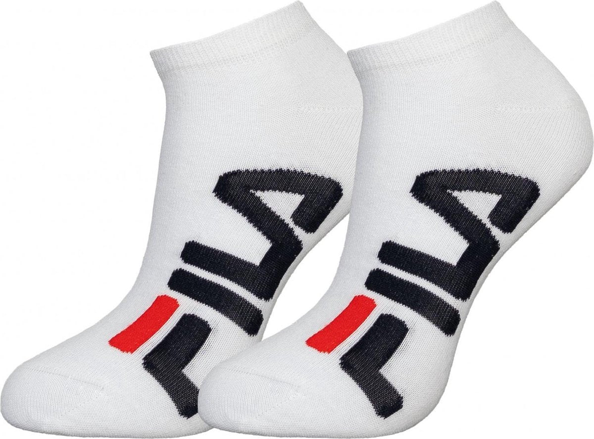 Fila - 4-pack Short Sokken - Wit - Maat 43-46