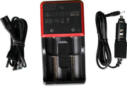 Dubbele oplader 26650